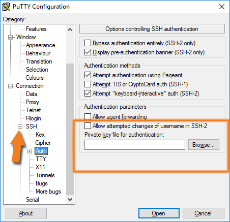 Using an SSH Key in Putty