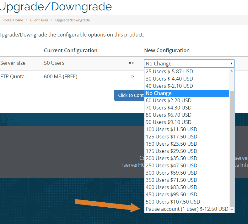 Pausing your Voice Server